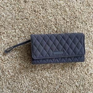 Grey Tri-Fold Vera Bradley Wallet